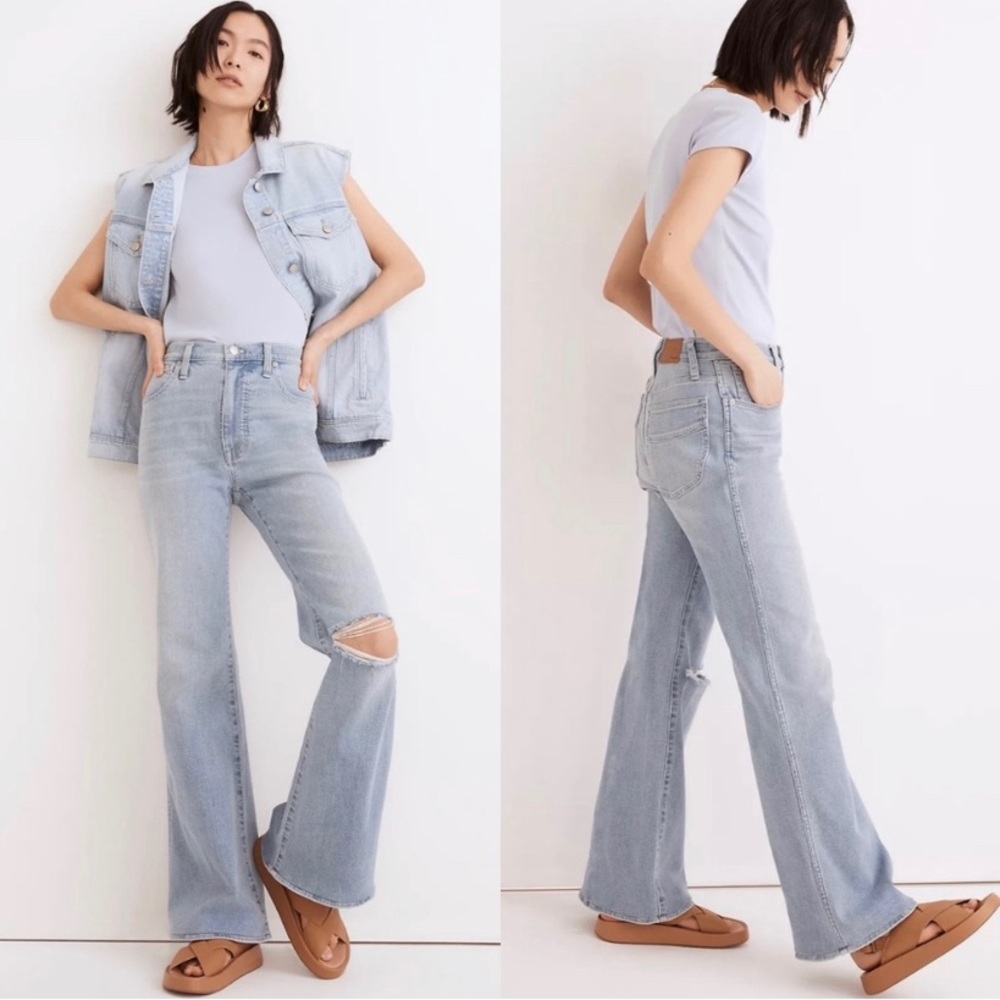Madewell High rise Flare Jeans
